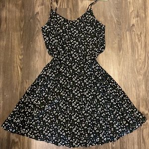 Gorgeous Floral Black Dress
